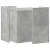 vidaXL Cat Litter Box Enclosure Concrete grey Engineered wood Compact