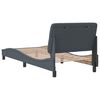 vidaXL Bed Frame Dark Grey