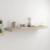 vidaXL Wall Shelf Oak Honeycomb MDF Large Wall mounting