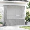 vidaXL Bird Cage Grey Galvanized Steel Large Durable Bird Cage