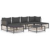 vidaXL Garden Lounge Set Dark Gray
