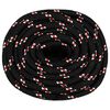 vidaXL Boat Rope Black 0.79 " 328.1 ' Polypropylene