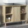 vidaXL Bathroom Cabinet Sonoma oak Engineered wood
