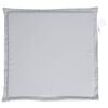 vidaXL Garden Seat Pad Set of 6 Light Grey 100% Polyester, Foam