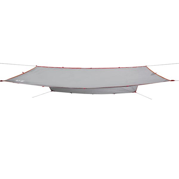 vidaXL Camping Tarp Grey and Orange 196.9x115.7" Waterproof