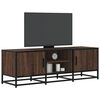 vidaXL TV Cabinet Brown Oak Engineered wood, metal Medium TV Cabinet