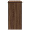 vidaXL Desk Brown Oak Engineered Wood Compact Stylish Design Desk