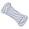 vidaXL Boat Rope White 0.16 " 328.1 ' Polypropylene