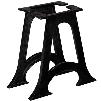 vidaXL Coffee Table Legs 2 pcs with Arched Base A-Frame Cast Iron