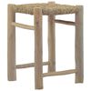 vidaXL Stools 2 pcs Brown Seagrass