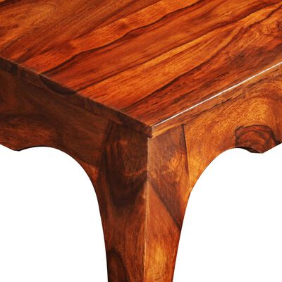 vidaXL Coffee Table 15.7" Solid Sheesham Wood