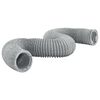 vidaXL Exhaust Duct PVC 19.7 ' &Oslash;7.9 "