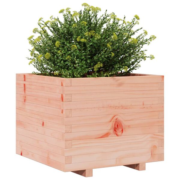 vidaXL Garden Planter Natural wood Solid Douglas Fir wood Medium