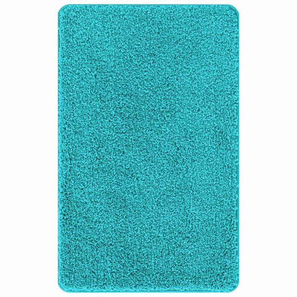 vidaXL Anti-slip Bath Mat Turquoise 19.7" x 31.5" PP