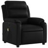 vidaXL Electric Massage Recliner Chair Black Faux leather, metal, plywood