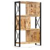 vidaXL Bookshelf 35.4"x11.8"x59.1" Solid Mango Wood