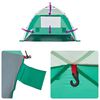 vidaXL Beach Tent 2-Person Sea Green Quick Release Waterproof