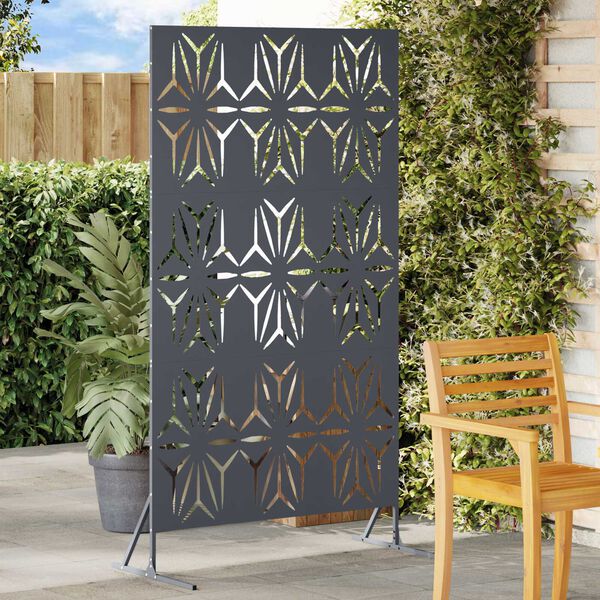 vidaXL Privacy Screen Anthracite Steel