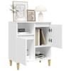 vidaXL Sideboard White Engineered wood Medium Sideboard Rectangular