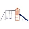 vidaXL Outdoor Playset Wooden, Blue Solid Douglas wood, Polypropylene, Metal