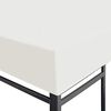 vidaXL Gazebo Top Cover Cream White Polyester with PVC coating