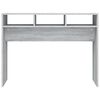 vidaXL Console Table Grey Sonoma Engineered wood Medium Console Table