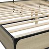 vidaXL Bed Frame Sonoma Oak Engineered wood Super King Durable