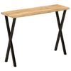 vidaXL Console Table Natural Mango Wood