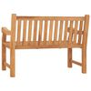 vidaXL Patio Bench with Cushion 47.2" Solid Teak Wood