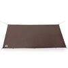 vidaXL Camping Tarp Brown 159.8x120.5" Waterproof