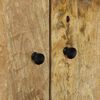 vidaXL Side Cabinet Natural Solid mango wood, engineered wood, iron Medium