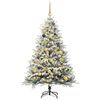 vidaXL Artificial Pre-lit Christmas Tree with Ball Set Green 70.9