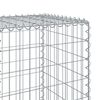vidaXL Gabion Basket Silver Galvanized Iron Large Durable