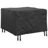 vidaXL Outdoor Furniture Cover Black 23.6" x 23.6" x 17.7" 210D fabric
