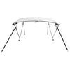 vidaXL 4-bow Bimini Top with Mesh Sidewalls 95.7x(90.6-96.1)x53.9"