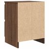 vidaXL TV Cabinet Brown Oak Engineered Wood 15.7 x 13.8 x 21.3 in