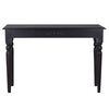 vidaXL Console Table Light Black Solid Mahogany Wood