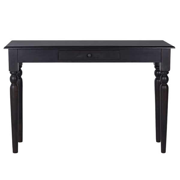 vidaXL Console Table Light Black Solid Mahogany Wood