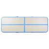 vidaXL Inflatable Gymnastics Mat with Pump 236.2"x39.3"x3.9" PVC Blue