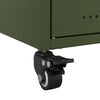 vidaXL TV Cabinet Olive Green Cold-rolled Steel Medium Storage
