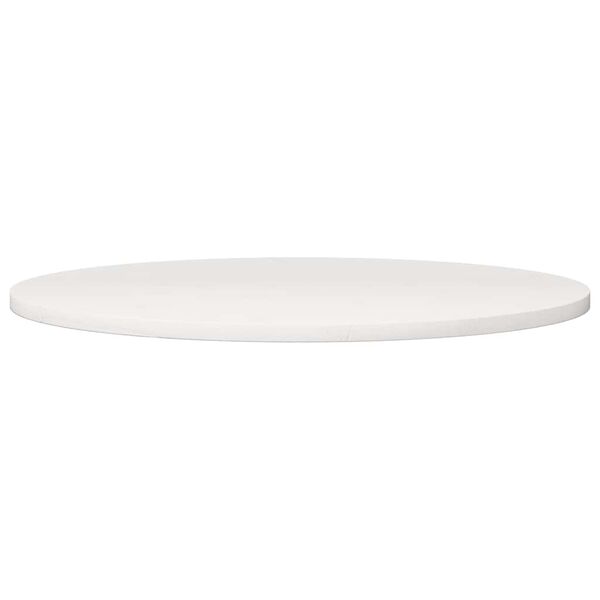 vidaXL Table Top White Solid Pine Wood 31.5 in Table Top Round