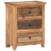 vidaXL Sideboard Natural wood tones Solid acacia wood, solid reclaimed wood