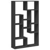 vidaXL Bookcase Black Engineered Wood 28.3 x 7.9 x 47.2 in Bookcase