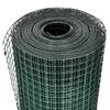 vidaXL Chicken Wire Fence Galvanized with PVC Coating 82'x3.3' Green