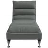 vidaXL Chaise Lounge Dark Grey