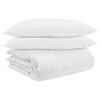 vidaXL Duvet Set with Pillow 3 pcs White Down Feather