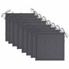 vidaXL Garden Chair Set of 8 Natural wood and Anthracite