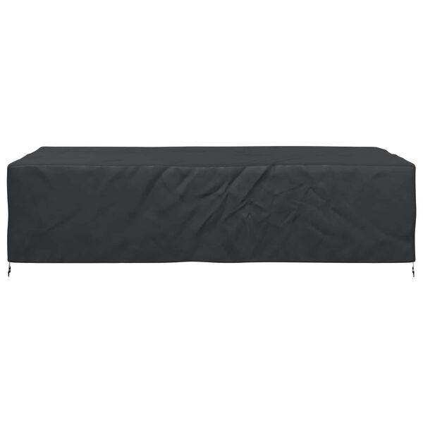 vidaXL Outdoor Furniture Cover Black 124" x 70.9" x 29.1" 600D