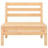 vidaXL Garden Lounge Set Natural Wood Solid Pinewood Modular