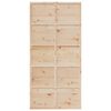 vidaXL Barn Door 39.4"x81.9" Solid Wood Pine